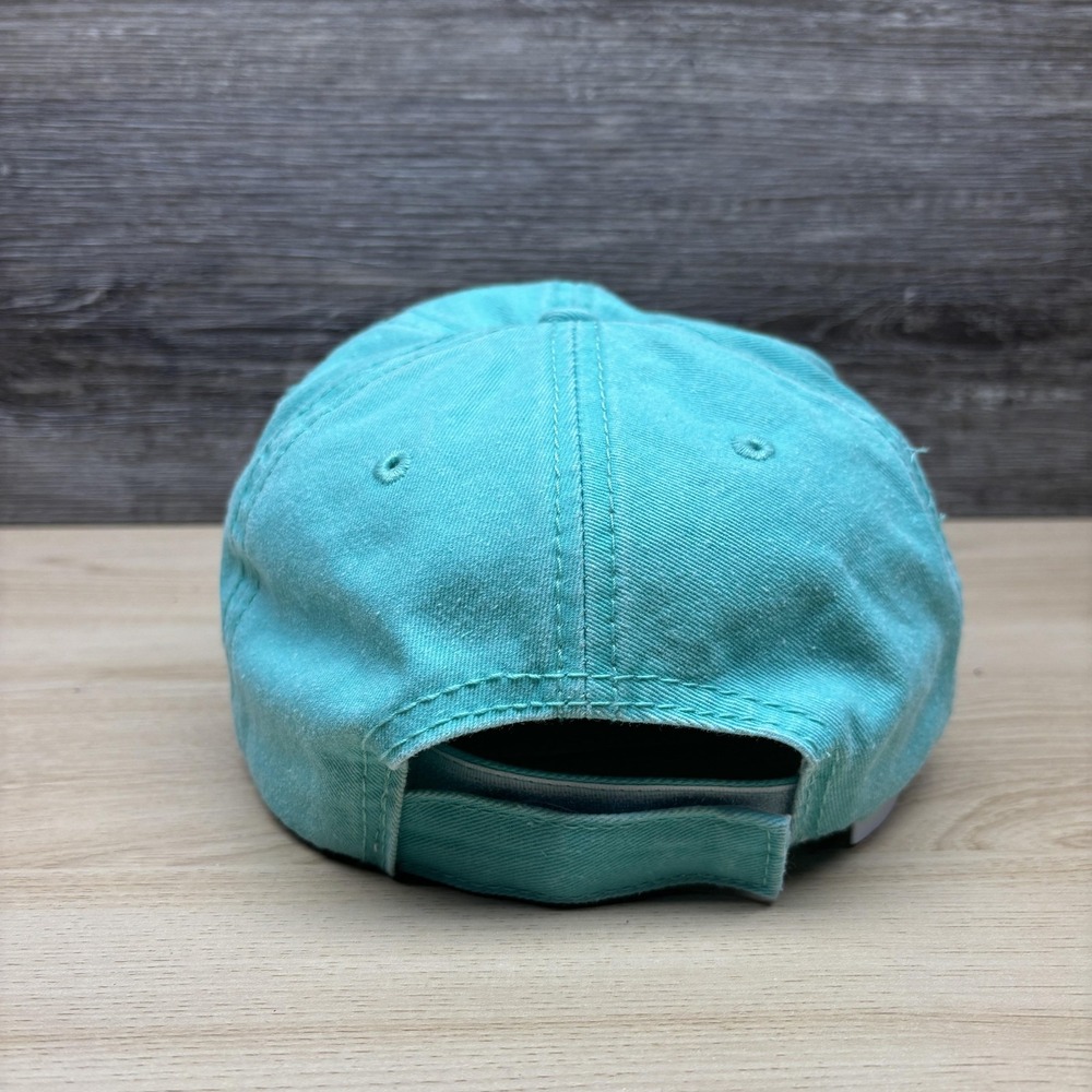 Colorado Hat Cap Strap Back Womens Blue Teal CO Embroidered Floral Adjustable - Picture 5 of 9